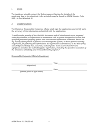 ADEM Form 521 Application to Participate - Voluntary Cleanup Program - Alabama, Page 4