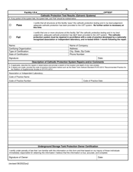 ADEM Form 545 Cathodic Protection Monitoring Form for Galvanic Systems - Alabama, Page 7