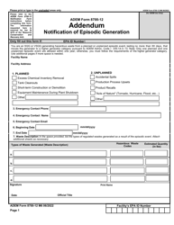 ADEM Form 8700-12 Notification of Regulated Waste Activity - Alabama, Page 12