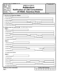 ADEM Form 8700-12 Notification of Regulated Waste Activity - Alabama, Page 13