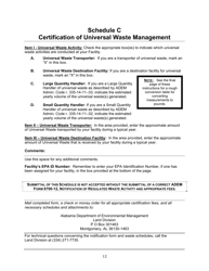 ADEM Form 8700-12 Notification of Regulated Waste Activity - Alabama, Page 25