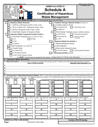 ADEM Form 8700-12 Notification of Regulated Waste Activity - Alabama, Page 5