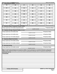 ADEM Form 8700-12 Notification of Regulated Waste Activity - Alabama, Page 6