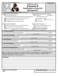 ADEM Form 8700-12 Notification of Regulated Waste Activity - Alabama, Page 9