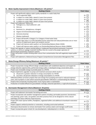 ADEM Form 340 Clean Water State Revolving Fund Preapplication - Alabama, Page 3