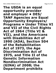 Form FAA-1494A-XLP Authorized Representative Removal (Exrta Large Print) - Arizona, Page 9