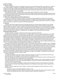 DOT Form 140-039 Local Agency Agreement - Washington, Page 4