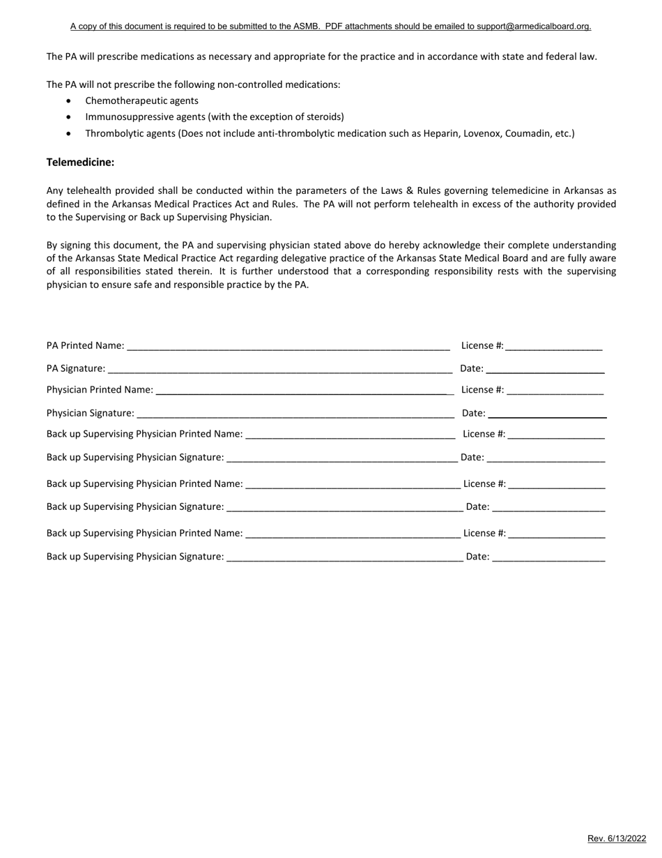 Arkansas Delegation Agreement Download Fillable PDF | Templateroller