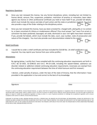 Pharmacy Technician License Renewal Application - Arizona, Page 2