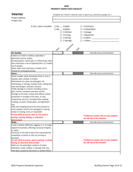 Addi Property Inspection Checklist - Arkansas, Page 10