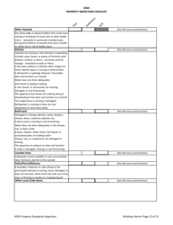 Addi Property Inspection Checklist - Arkansas, Page 12