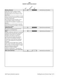 Addi Property Inspection Checklist - Arkansas, Page 7