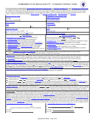 Standard Contract Form - Massachusetts