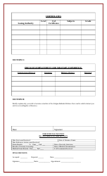 Application Form - Antigua and Barbuda, Page 2