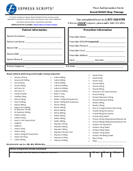 Express Scripts Prior Authorization Form Templates PDF ...
