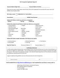 Fish Transporter Permit Application - Alaska, Page 2