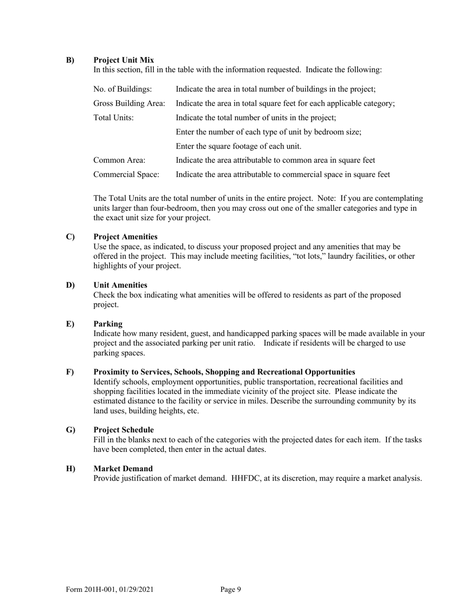 Form 201H Application - Hawaii, Page 10