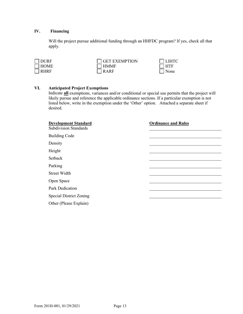Form 201H Application - Hawaii, Page 14