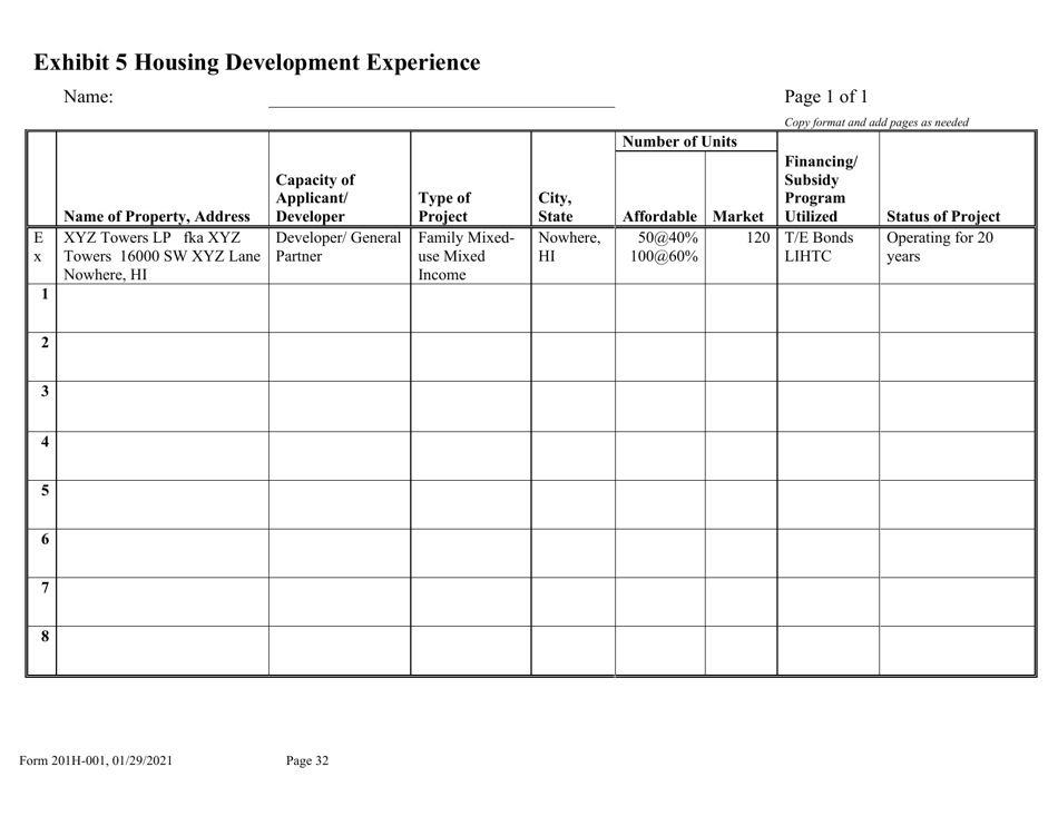 Form 201H Application - Hawaii, Page 46