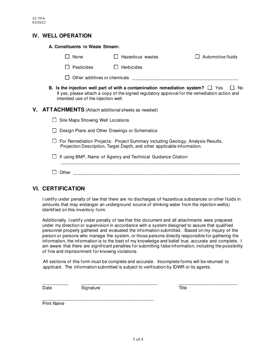 Form 42396 Fill Out, Sign Online and Download Printable PDF, Idaho