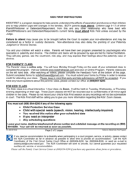 Form 1F-E-787 Notice to Attend the Kids First Program - Hawaii, Page 2
