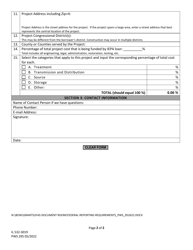 Form PWS295 (IL532-3019) Federal Reporting Requirements - Public Water Supply Loan Program - Illinois, Page 2