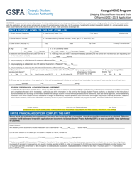 Application Form - Georgia Hero Program - Georgia (United States), Page 2