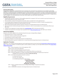 Document preview: Application Form - Georgia Military College Scholarship (Loan) Program - Georgia (United States)