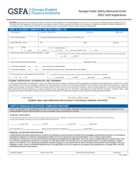 Application Form - Georgia Public Safety Memorial Grant - Georgia (United States), Page 2