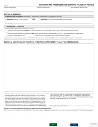 Form HLTH5468 Special Authority Request - Nintedanib and Pirfenidone for Idiopathic Pulmonary Fibrosis - British Columbia, Canada, Page 2