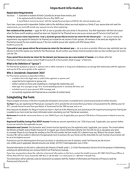 Form HLTH5349 Fair Pharmacare Plan Registration - British Columbia, Canada, Page 2