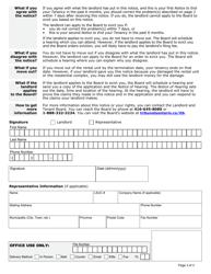 Form N5 Notice to End Your Tenancy for Interfering With Others, Damage or Overcrowding - Ontario, Canada, Page 3