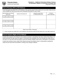Form L2 Application to End a Tenancy and Evict a Tenant or Collect Money - Ontario, Canada, Page 11