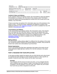 Instructions for Form L6 Application for Review of a Work Order About Provincial Maintenance Standards - Ontario, Canada, Page 3