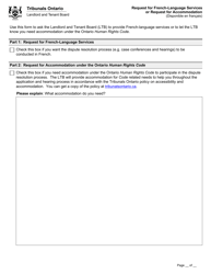 Form L6 Application for Review of a Work Order About Provincial Maintenance Standards - Ontario, Canada, Page 6