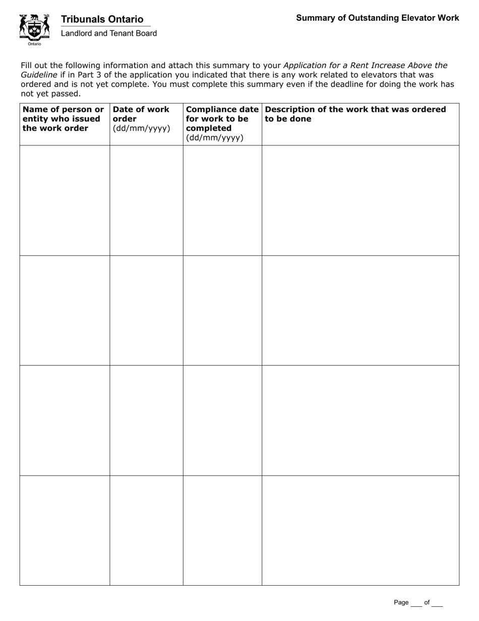 Form L5 - Fill Out, Sign Online and Download Fillable PDF, Ontario ...