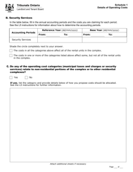 Form L5 Application for a Rent Increase Above the Guideline - Ontario, Canada, Page 7