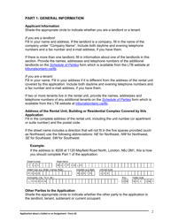 Instructions for Form A2 Application About a Sublet or an Assignment - Ontario, Canada, Page 3