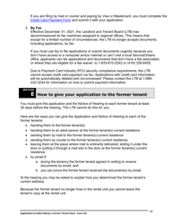 Instructions for Form L10 Application to Collect Money a Former Tenant Owes - Ontario, Canada, Page 11
