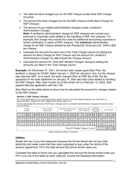 Instructions for Form L10 Application to Collect Money a Former Tenant Owes - Ontario, Canada, Page 7