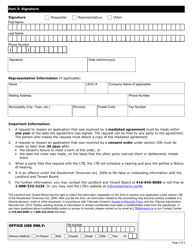 Request to Re-open an Application - Ontario, Canada, Page 3