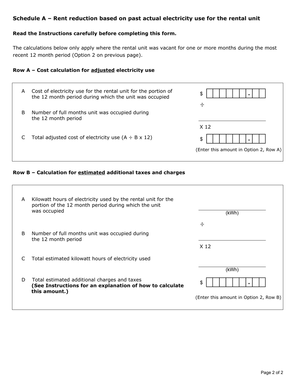 Tenant Agreement to Pay Directly for Electricity Costs - Ontario, Canada, Page 4