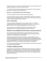 Instructions for Form T2 Application About Tenant Rights - Ontario, Canada, Page 11
