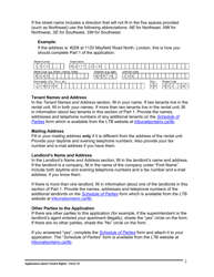 Instructions for Form T2 Application About Tenant Rights - Ontario, Canada, Page 3