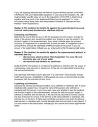 Instructions for Form T2 Application About Tenant Rights - Ontario, Canada, Page 6