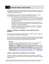 Instruction pour Forme L1 Requete En Expulsion D&#039;un Locataire Pour Non-paiement Du Loyer Et En Paiement De L&#039;arriere De Loyer - Ontario, Canada (French), Page 3