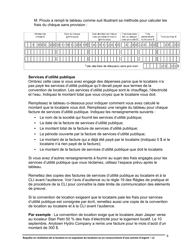 Instruction pour Forme L2 Requete En Resiliation De La Location Et En Expulsion Du Locataire Ou En Recouvrement D&#039;une Somme D&#039;argent - Ontario, Canada (French), Page 9