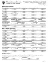 Forme L2 Requete En Resiliation De La Location Et En Expulsion Du Locataire Ou En Recouvrement D&#039;une Somme D&#039;argent - Ontario, Canada (French), Page 4