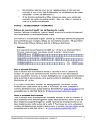 Instruction pour Forme L7 Requete De Transfert D&#039;un Locataire Hors D&#039;une Maison De Soins - Ontario, Canada (French), Page 3