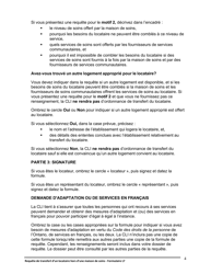 Instruction pour Forme L7 Requete De Transfert D&#039;un Locataire Hors D&#039;une Maison De Soins - Ontario, Canada (French), Page 5